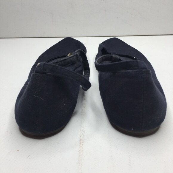 Old Navy Womens Blue T-Strap Mary Jane Shoe Suede Pointed Toe Formal Size 10 - Picture 5 of 9